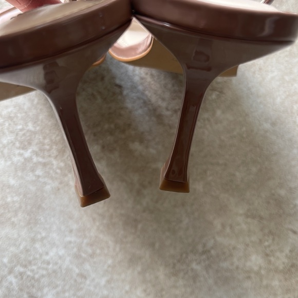 Nude Sling back sandals Sz 11 - Picture 3 of 4